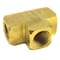 Forney Brass Tee, 1/4 in NPT 75363 - alternate 2